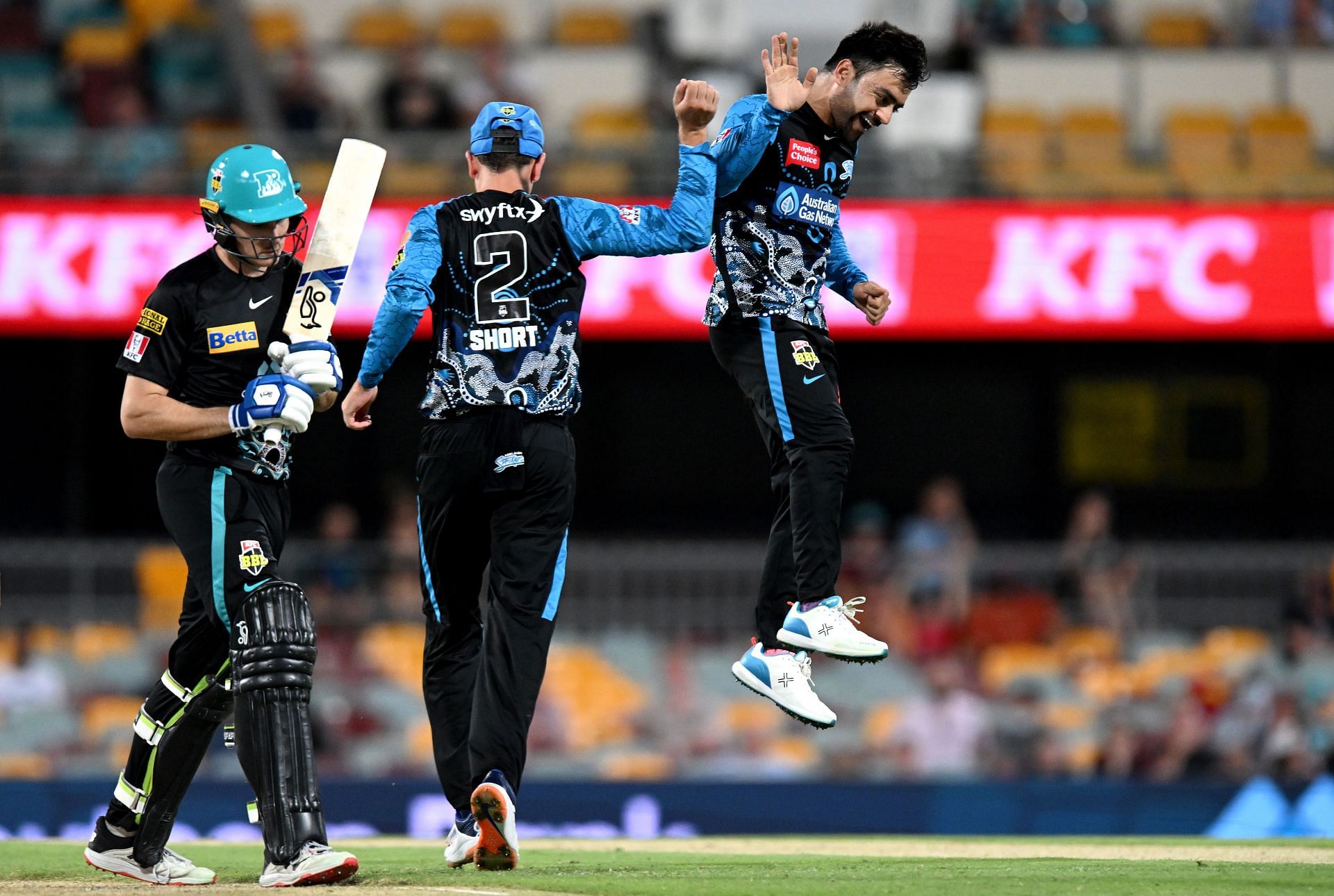 Rashid Khan was also the BBL's leading wicket-taker in his first year